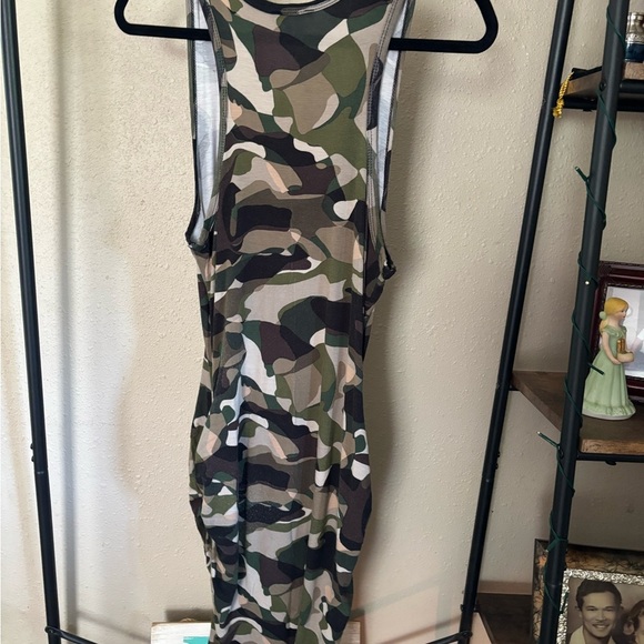 VENUS Gray Camouflage Dress - Picture 3 of 3